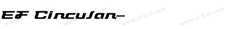 EF Circular字体转换